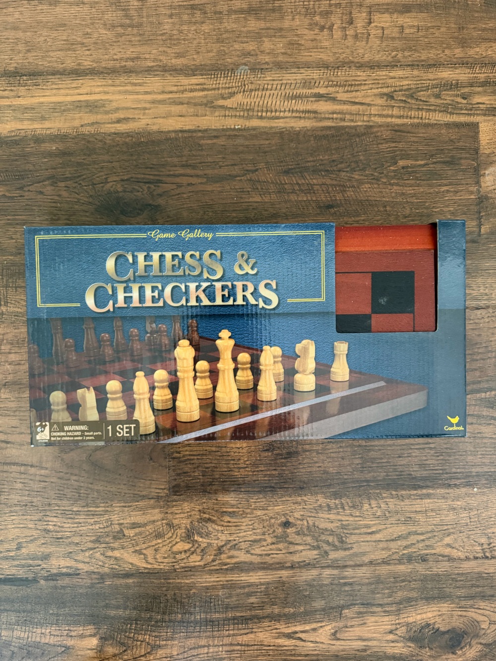 Chess & Checkers Wooden Set